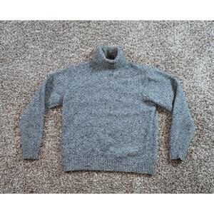 Vintage Womens Sky-r Wool Turtleneck Sweater Gray Size Medium